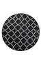 Conceptum Alfombra Kupa Black Multicolor 100 cm